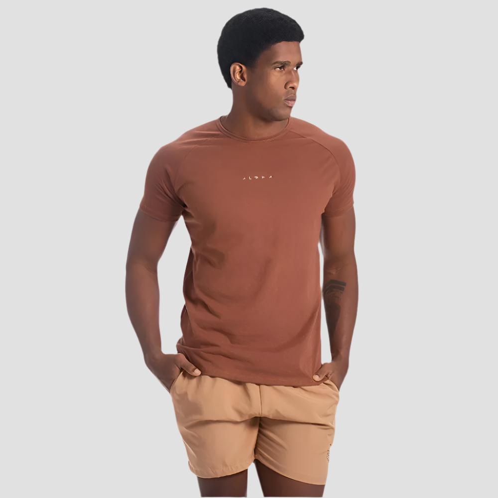 Camiseta Algodão New Horizon Marrom