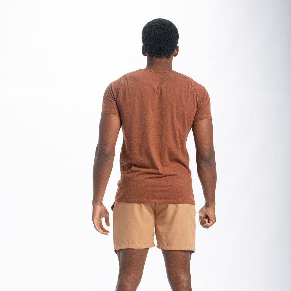 Camiseta Algodão New Horizon Marrom
