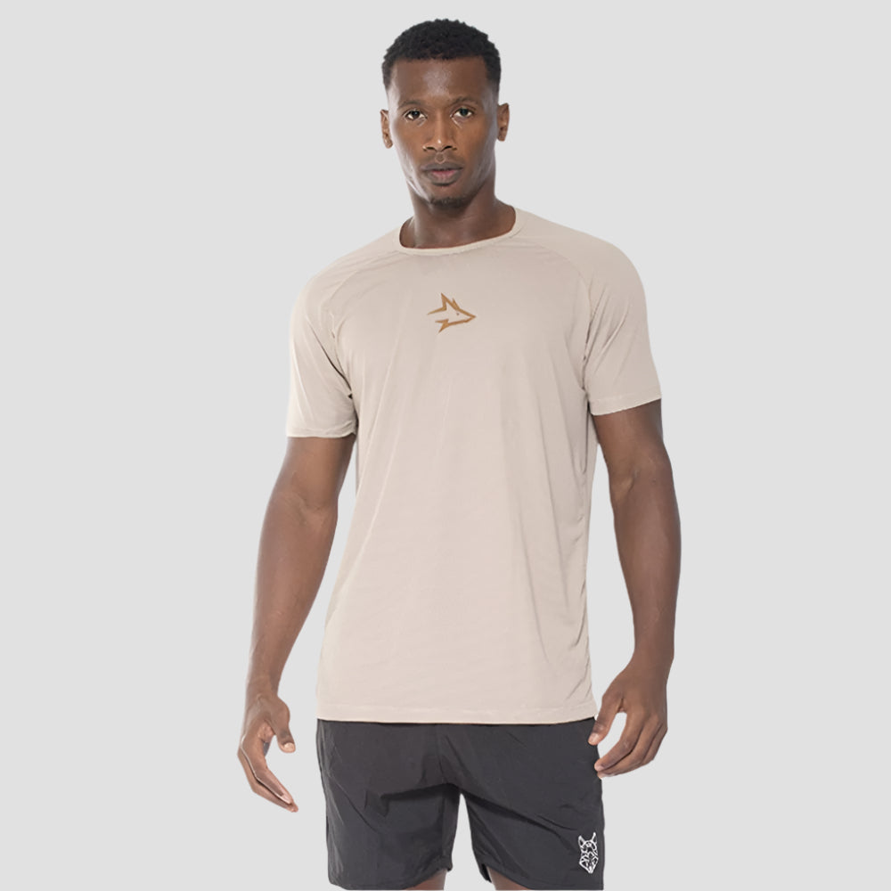 Camiseta Dry Fit Middle Lupus Caqui