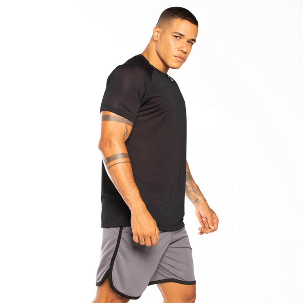 Camiseta Dry Wolf Preto
