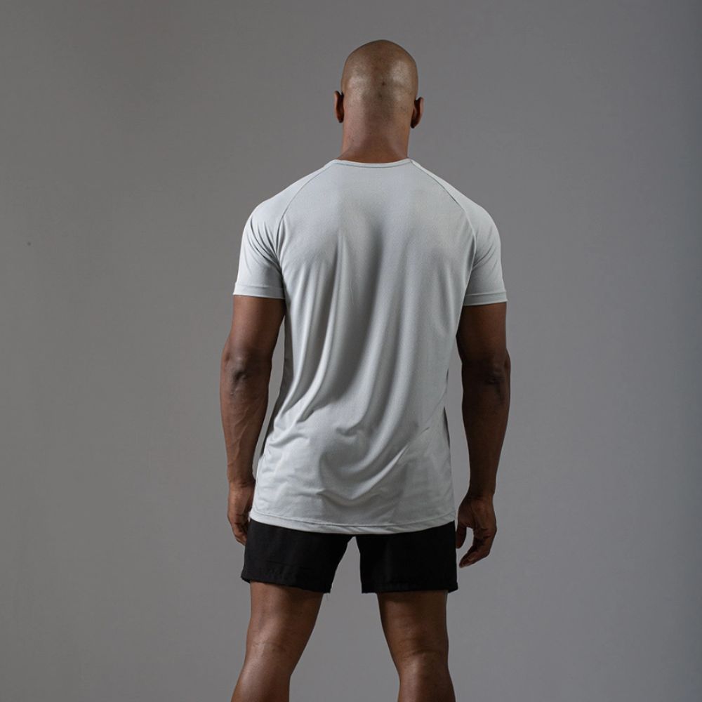 Camiseta Poliamida Line Tenacity Cinza