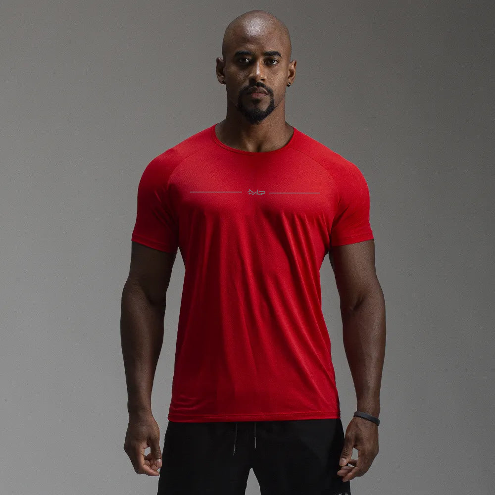 Camiseta Poliamida Line Tenacity Vermelho Acerola