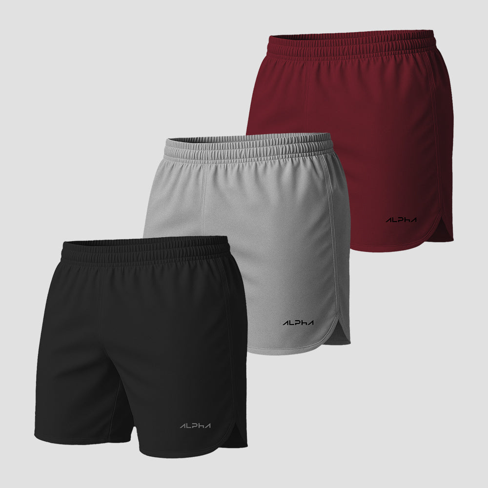 Promo Relâmpago Short de Corrida 3 por 99 - Kit 01