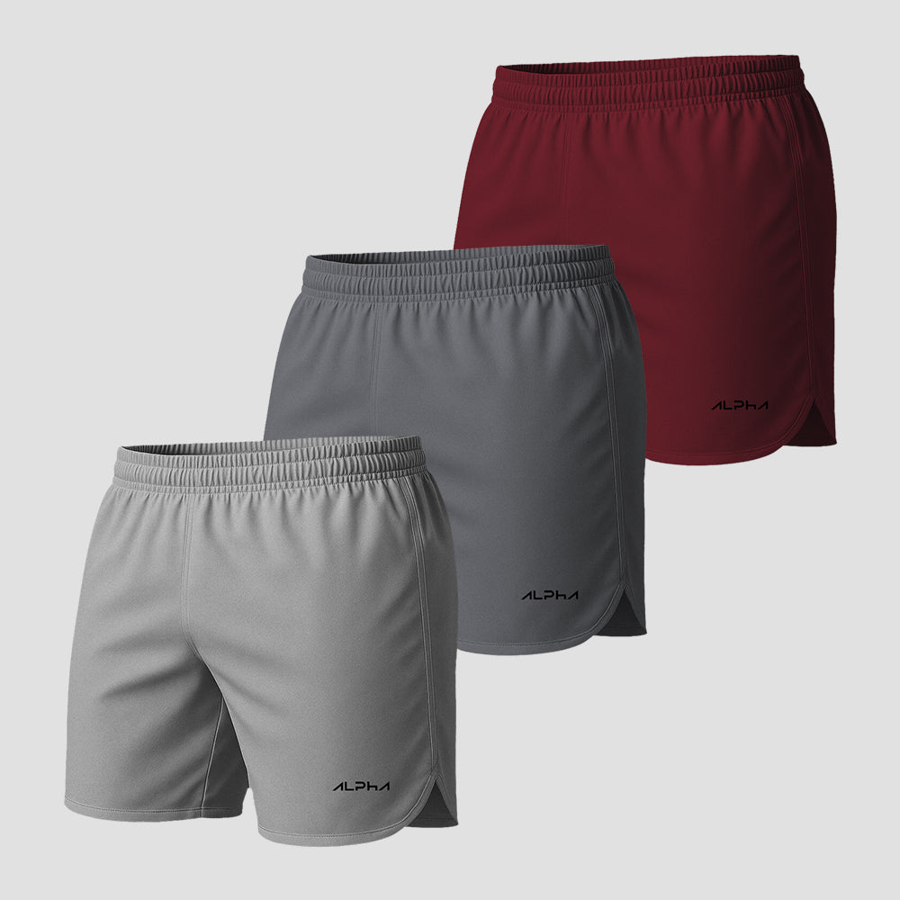 Promo Relâmpago Short de Corrida 3 por 99 - Kit 04