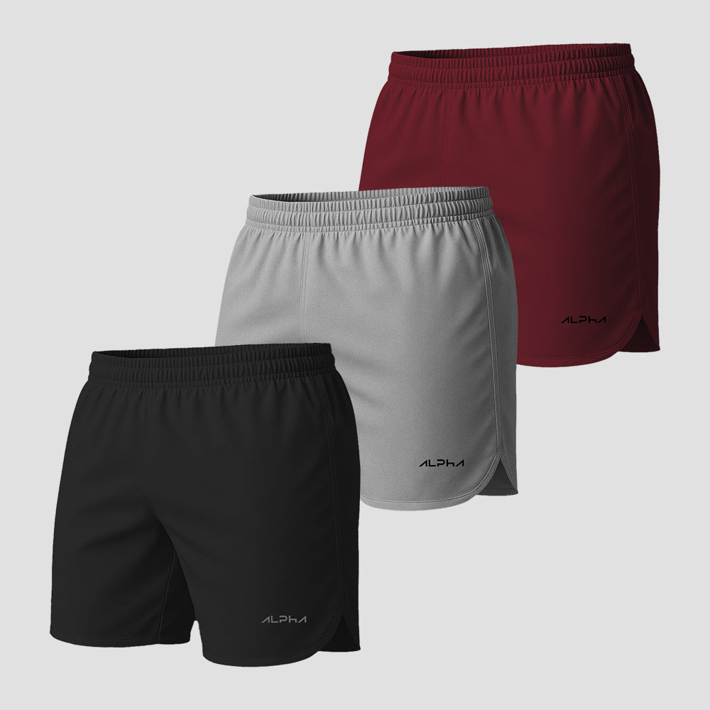 Promo Relâmpago Short de Corrida 3 por 99 - Kit 05