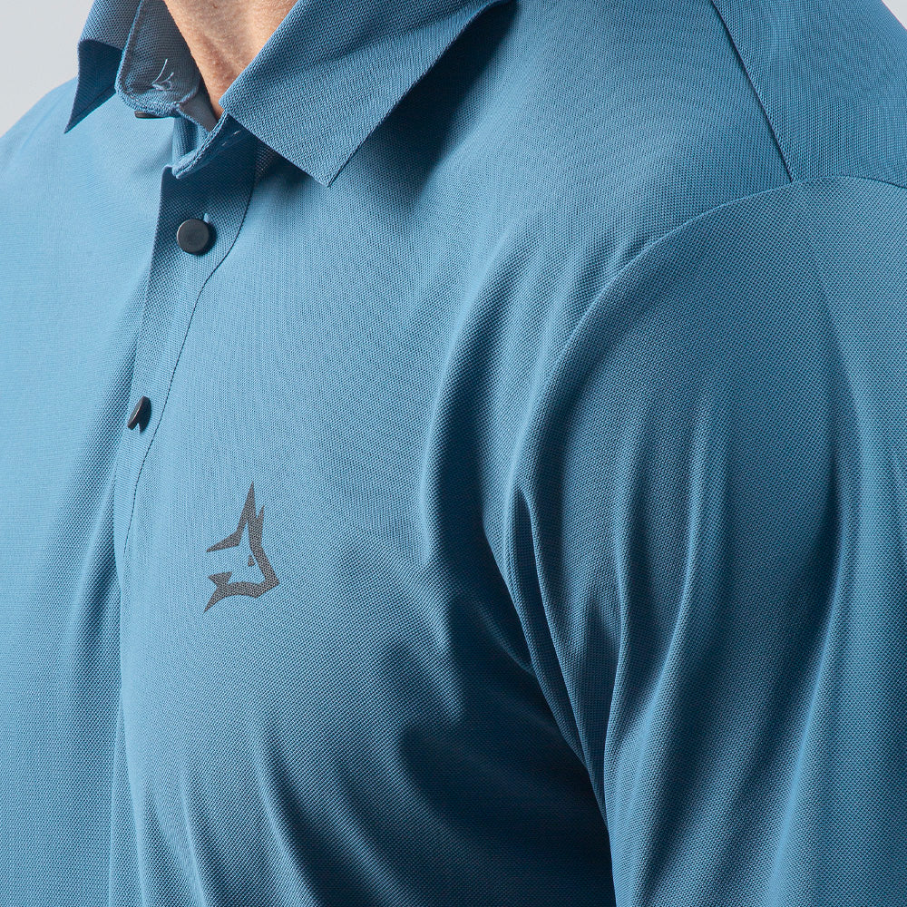 Camisa Polo Dry Fit Lupus Azul Céu