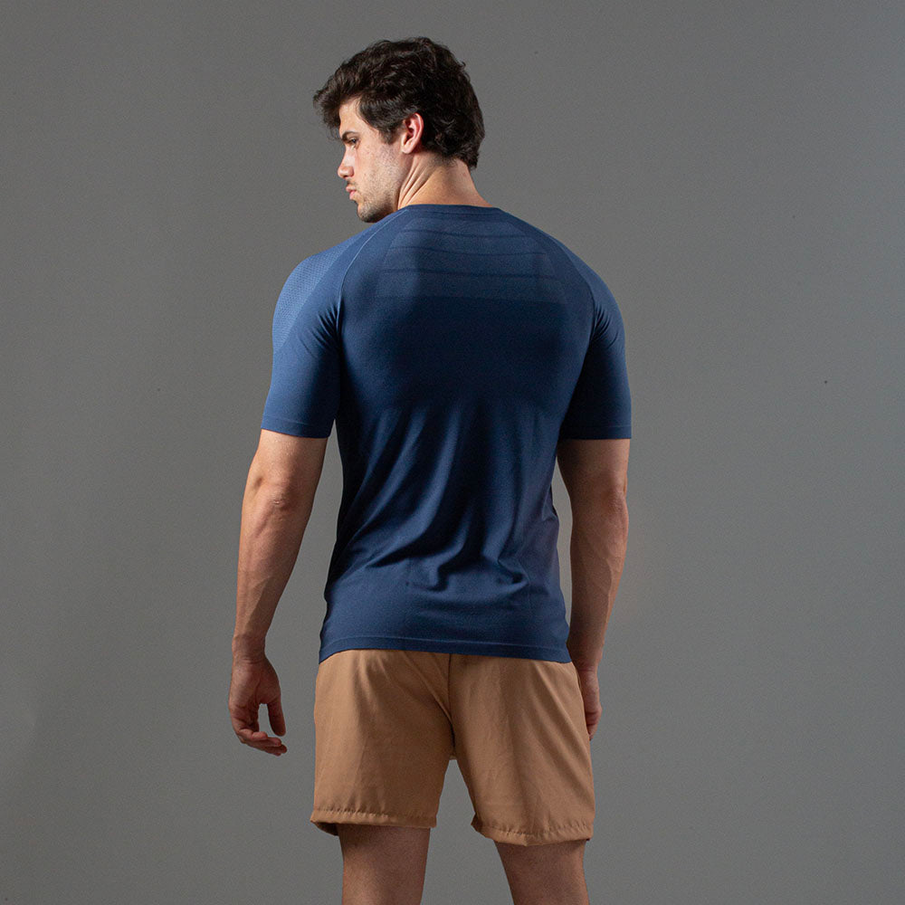 Camiseta Apex Dry New Tenacity Marinho - Sem Costura