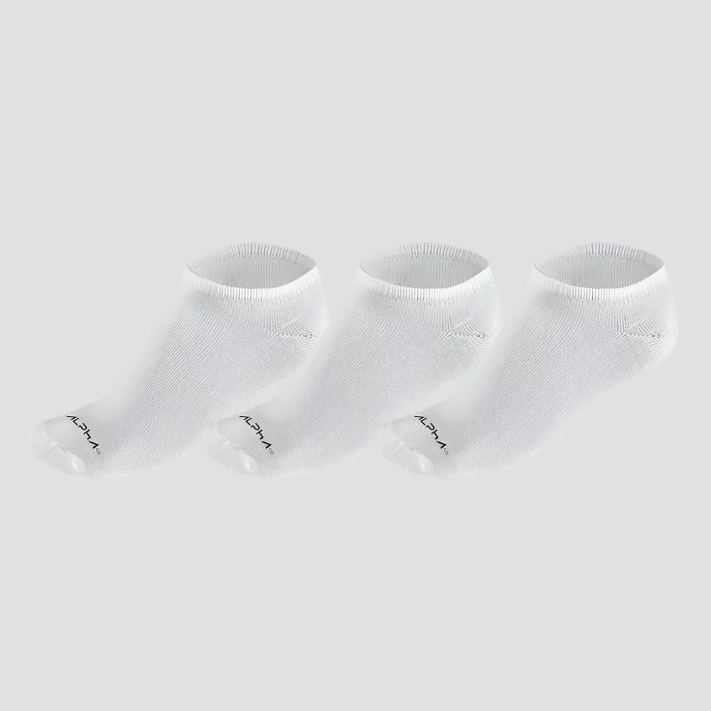 Kit 3 Meias Femininas Cano Curto Branca