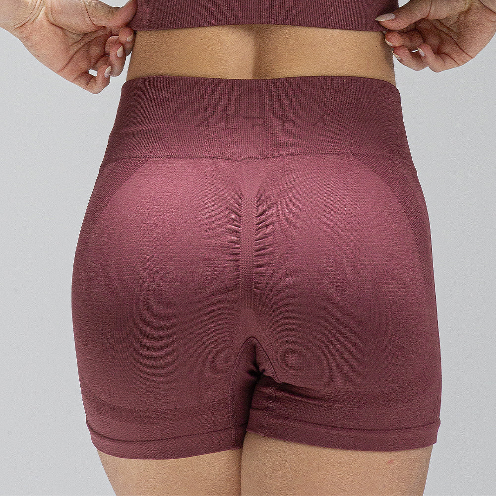 Short Seamless Bordô Alpha Co