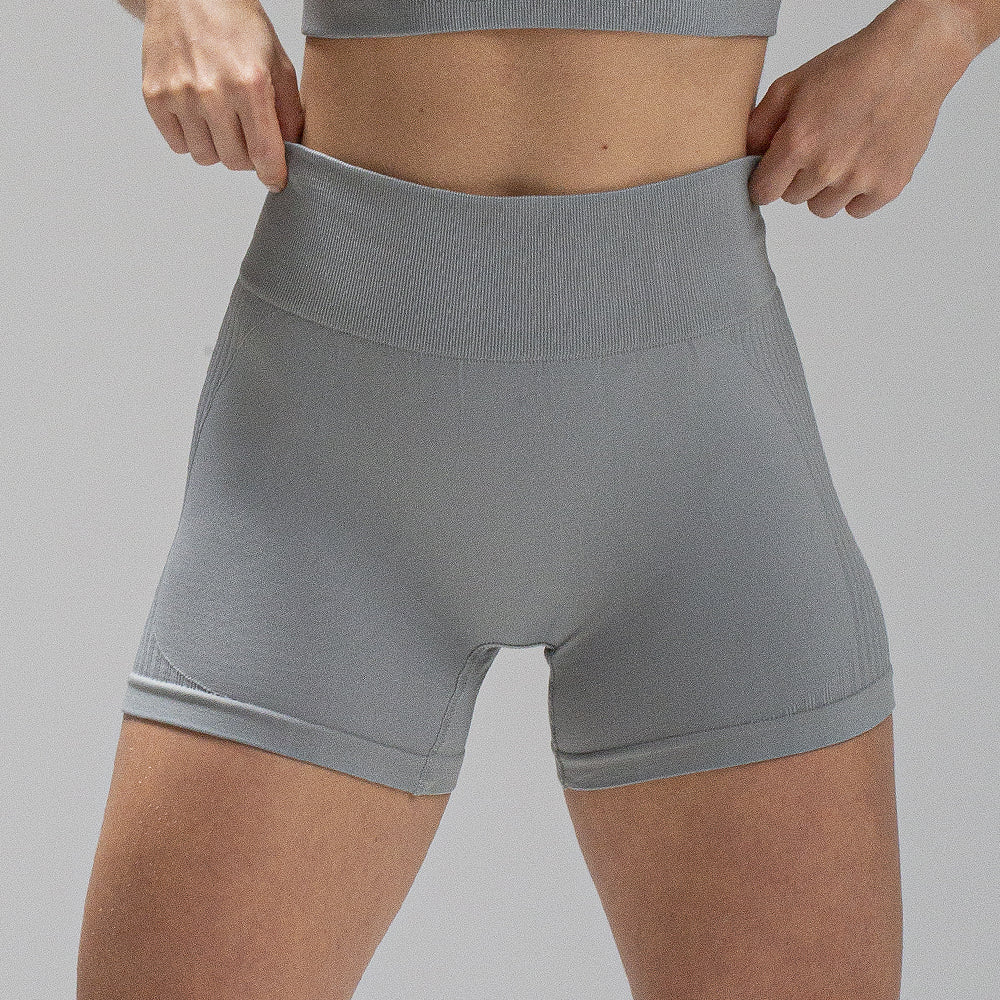 Short Seamless Cinza Alpha Co