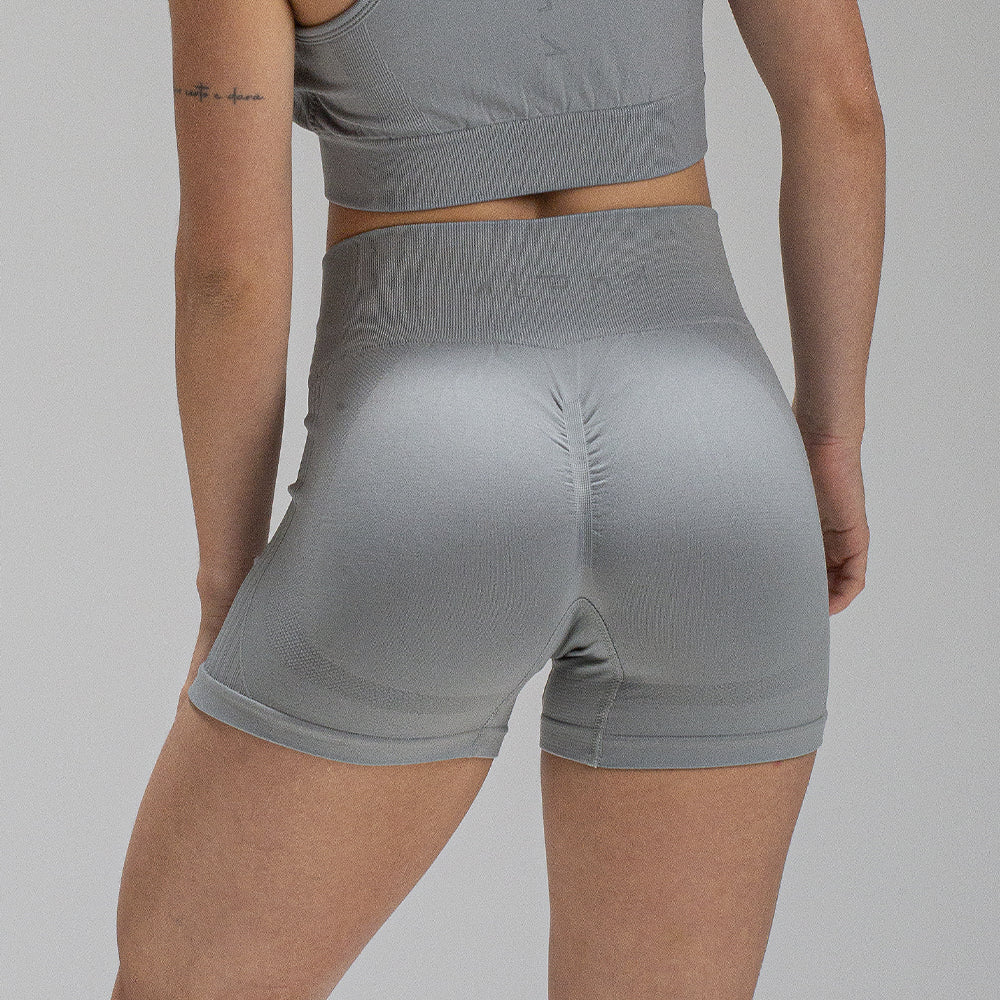 Short Seamless Cinza Alpha Co