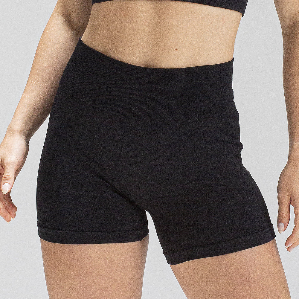Short Seamless Preto Alpha Co