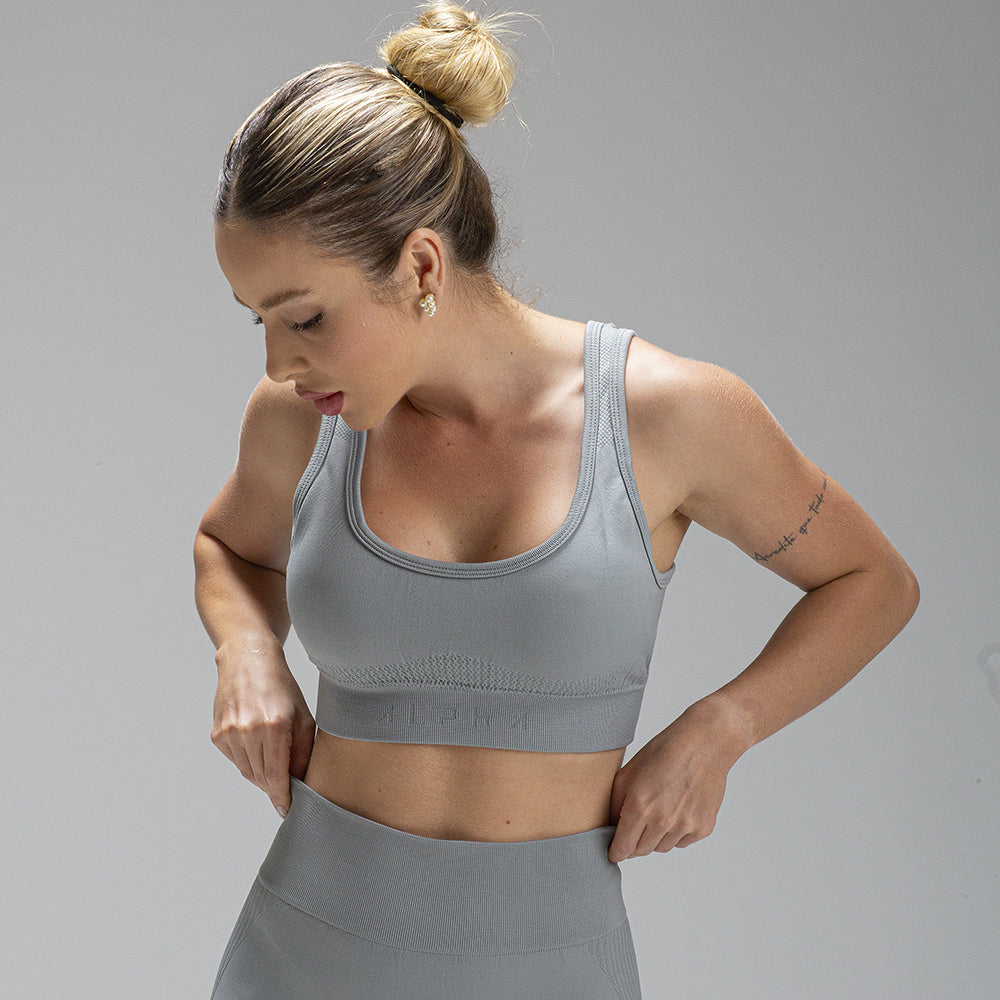 Top Classic Seamless Cinza Alpha Co