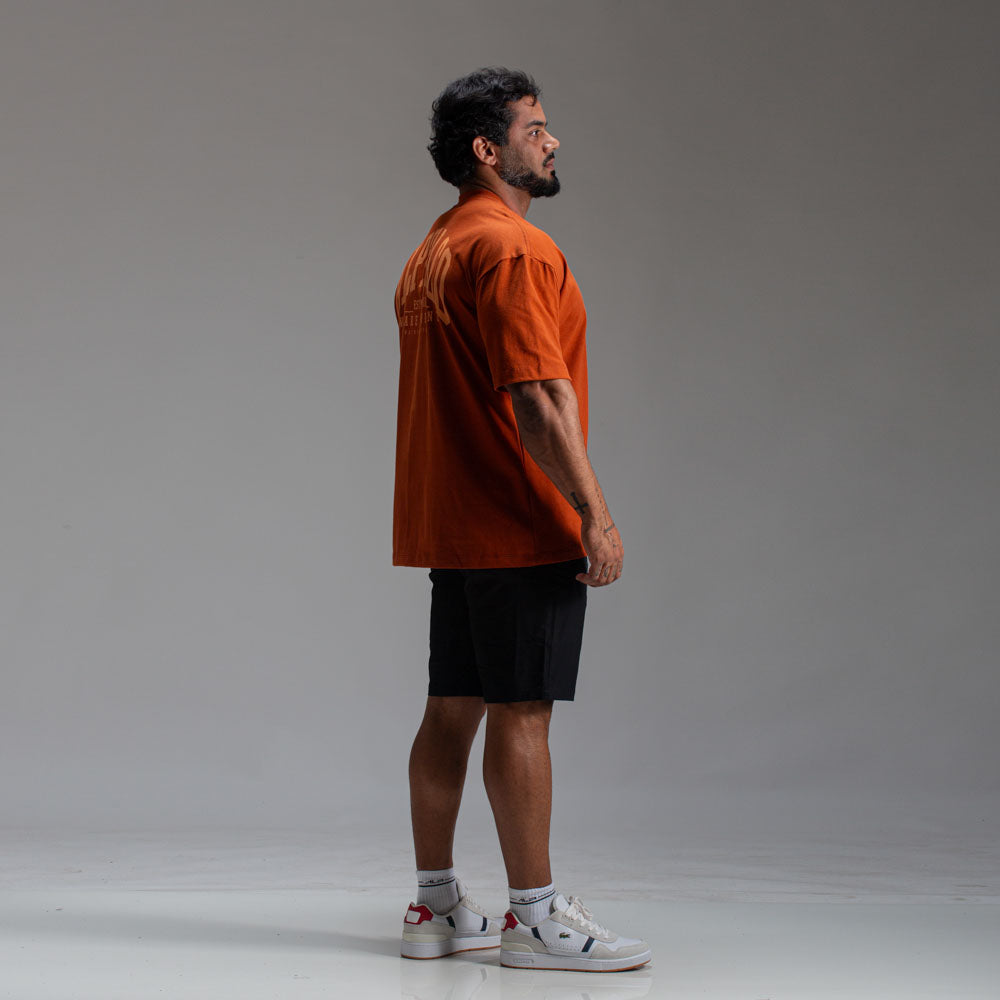 Camiseta Oversized Heavy Canela