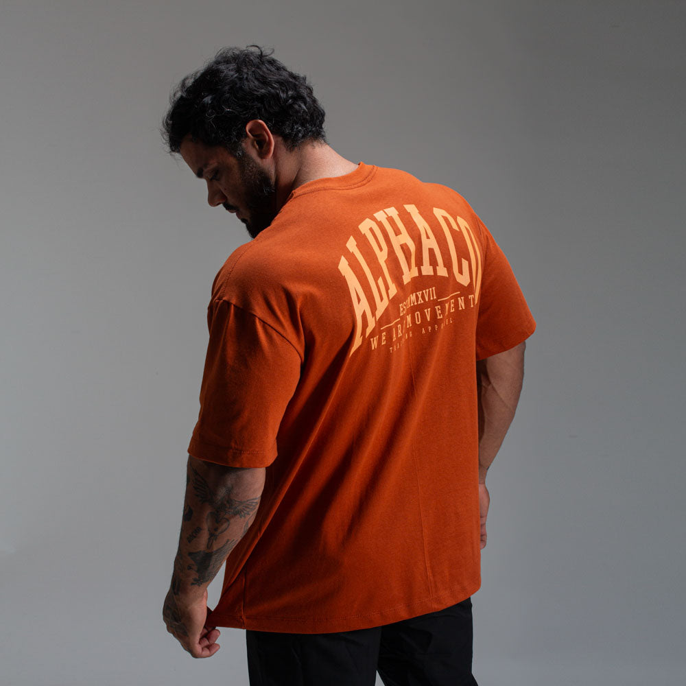 Camiseta Oversized Heavy Canela