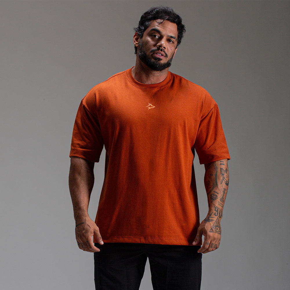 Camiseta Oversized Heavy Canela