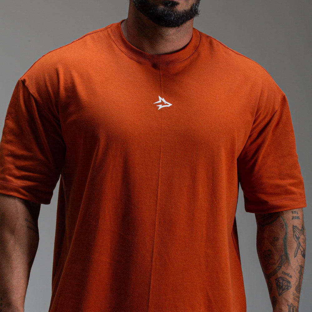 Camiseta Oversized Hero Canela