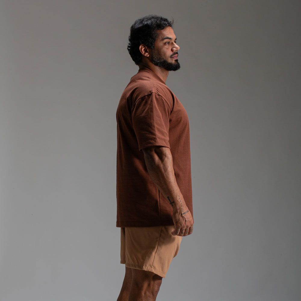 Camiseta Oversized Legacy Marrom