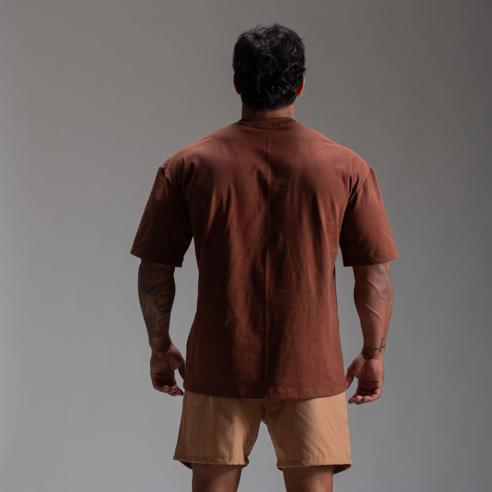 Camiseta Oversized Legacy Marrom
