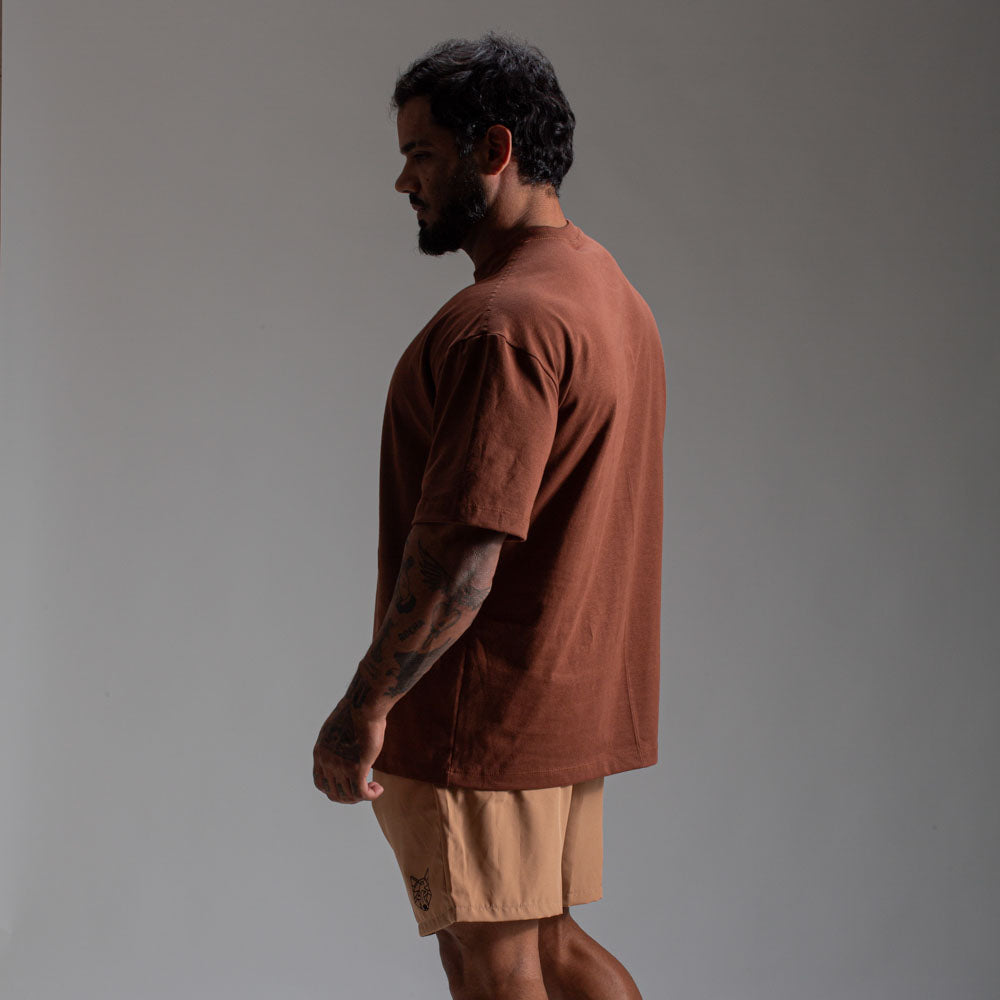 Camiseta Oversized Legacy Marrom