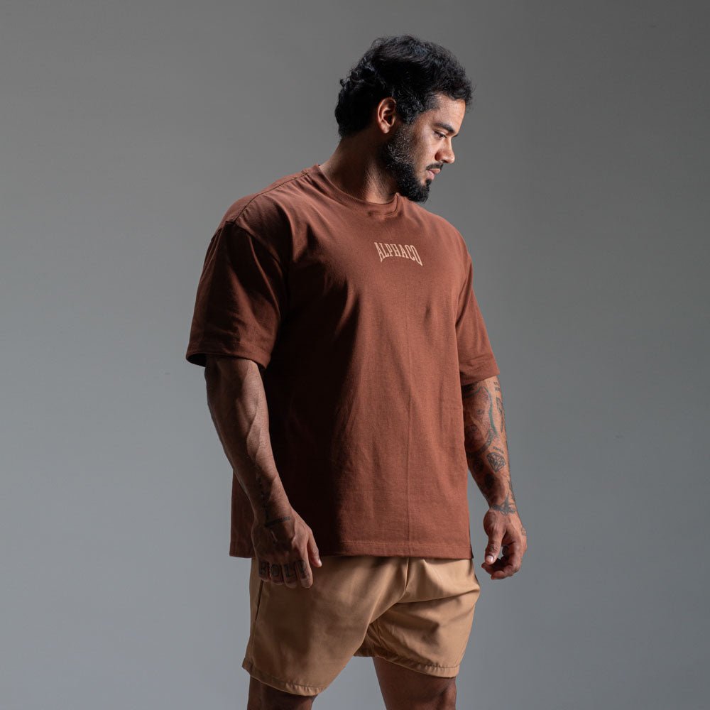 Camiseta Oversized Legacy Marrom