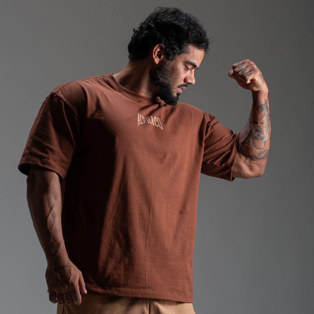 Camiseta Oversized Legacy Marrom