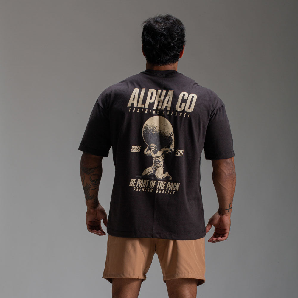 Camiseta Oversized Power Chumbo