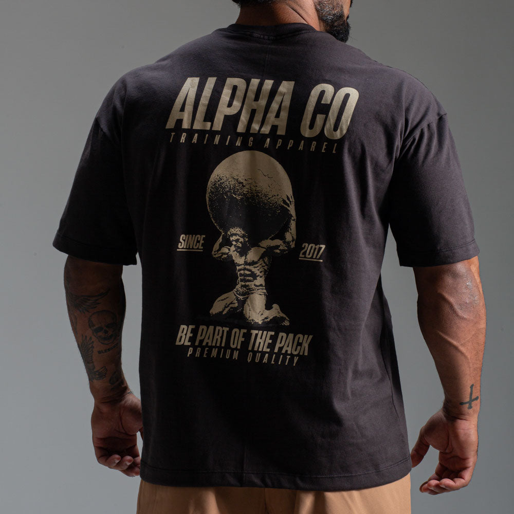 Camiseta Oversized Power Chumbo