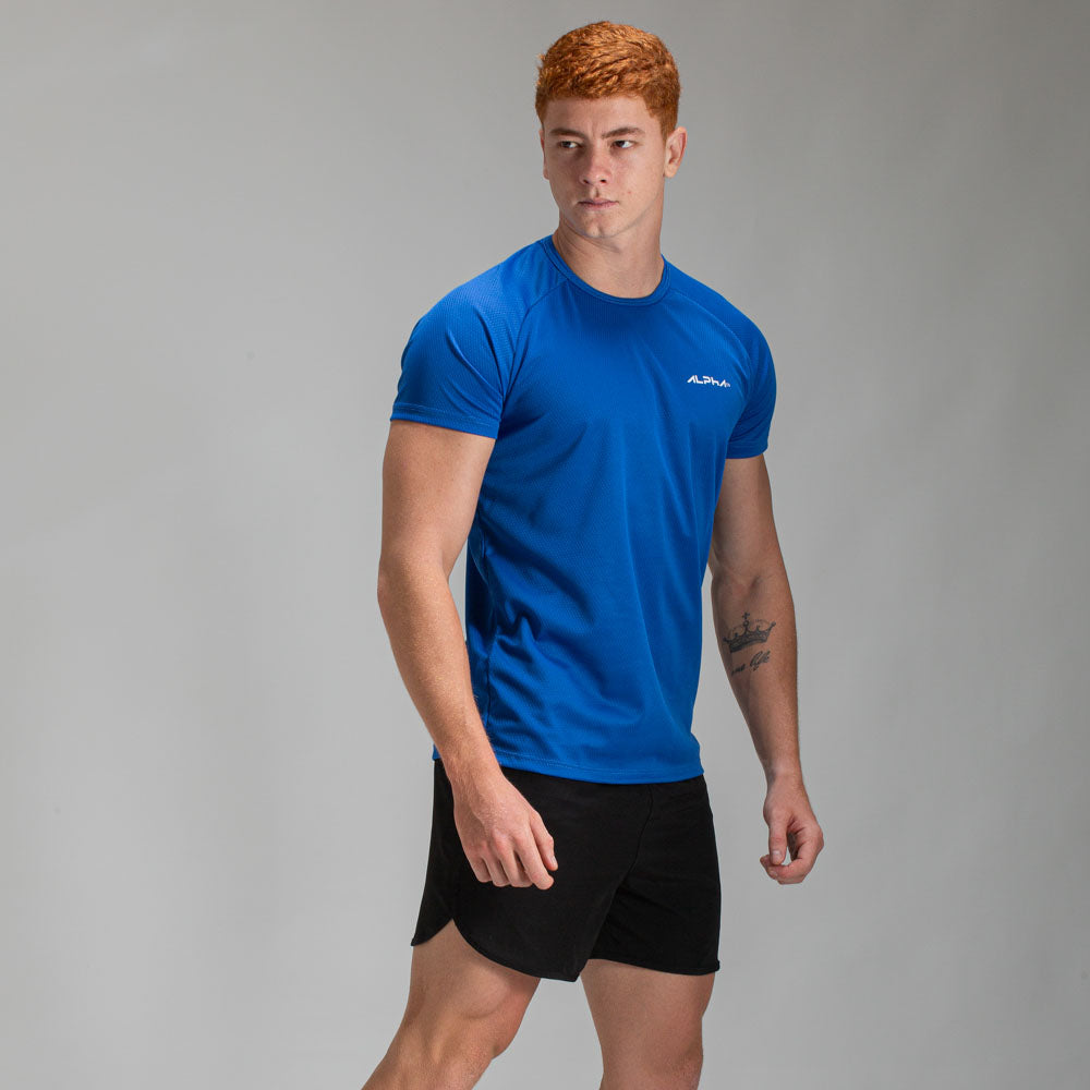 Camiseta Dry Fit Fluid Azul Royal
