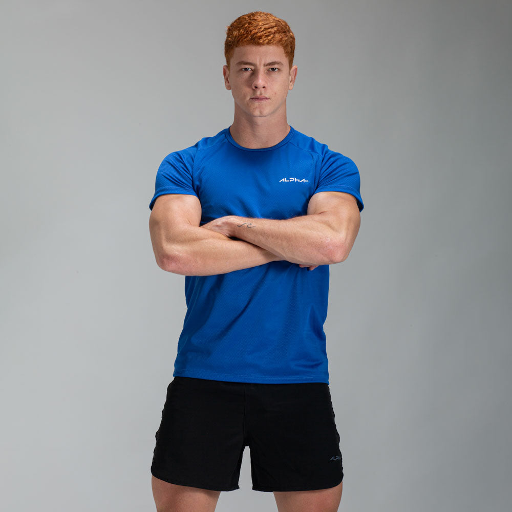 Camiseta Dry Fit Fluid Azul Royal