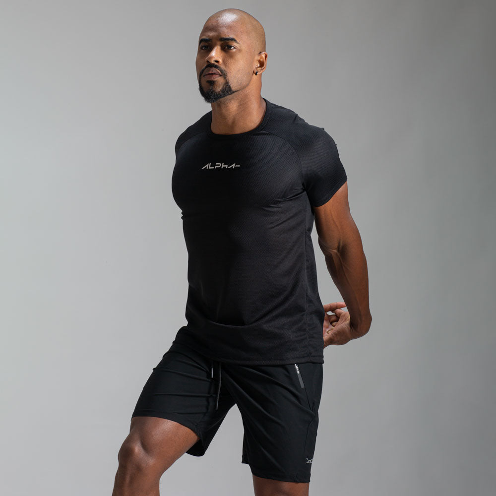 Camiseta Dry Fit Fluid Tec Preto