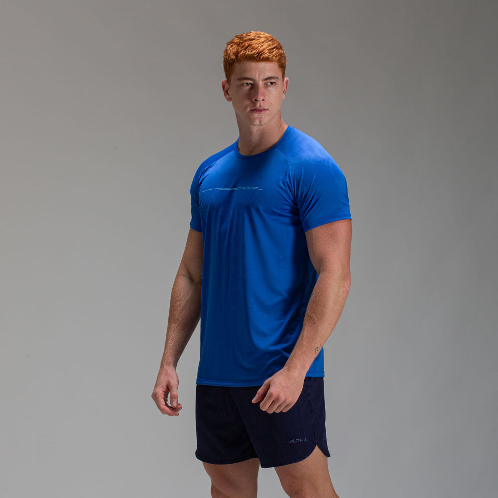 Camiseta Dry Fit Line Move Azul Royal