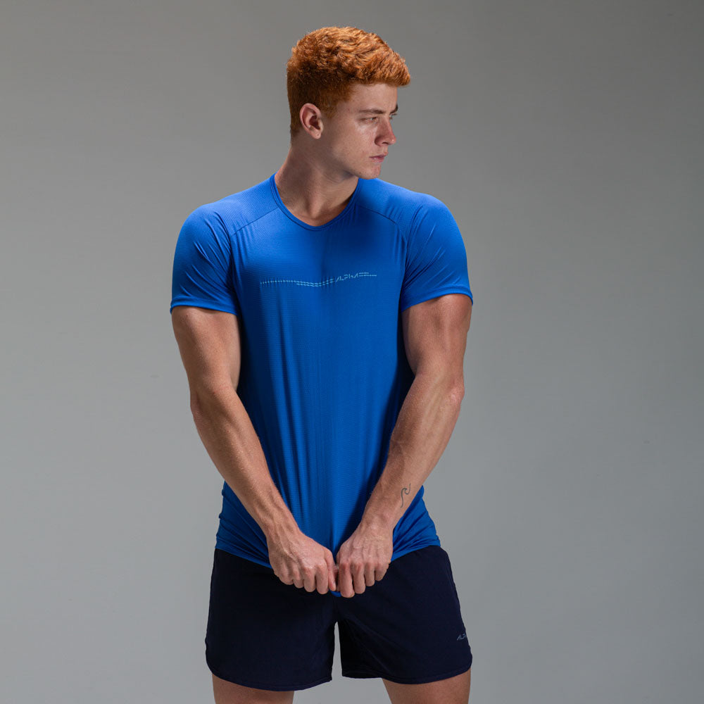 Camiseta Dry Fit Line Move Azul Royal