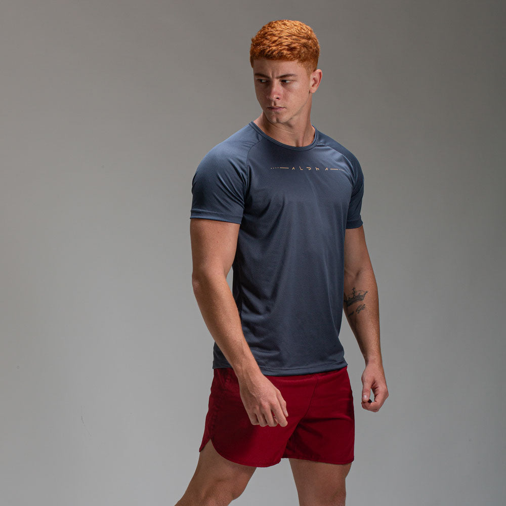 Camiseta Dry Fit Max Core Cinza Sombra