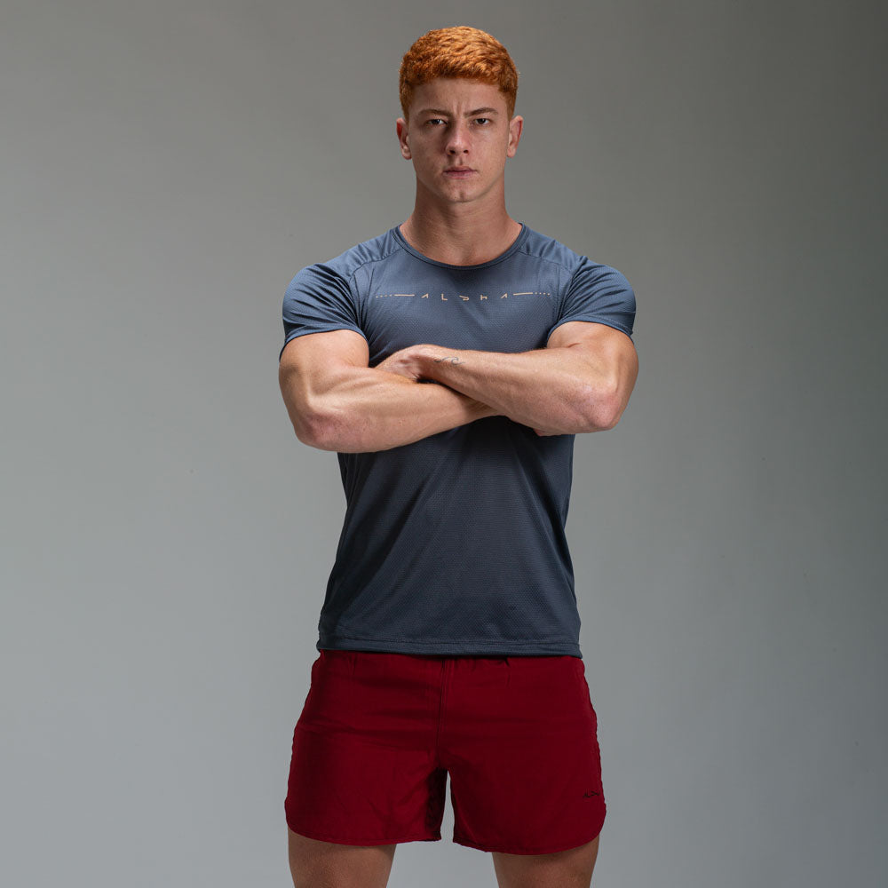 Camiseta Dry Fit Max Core Cinza Sombra