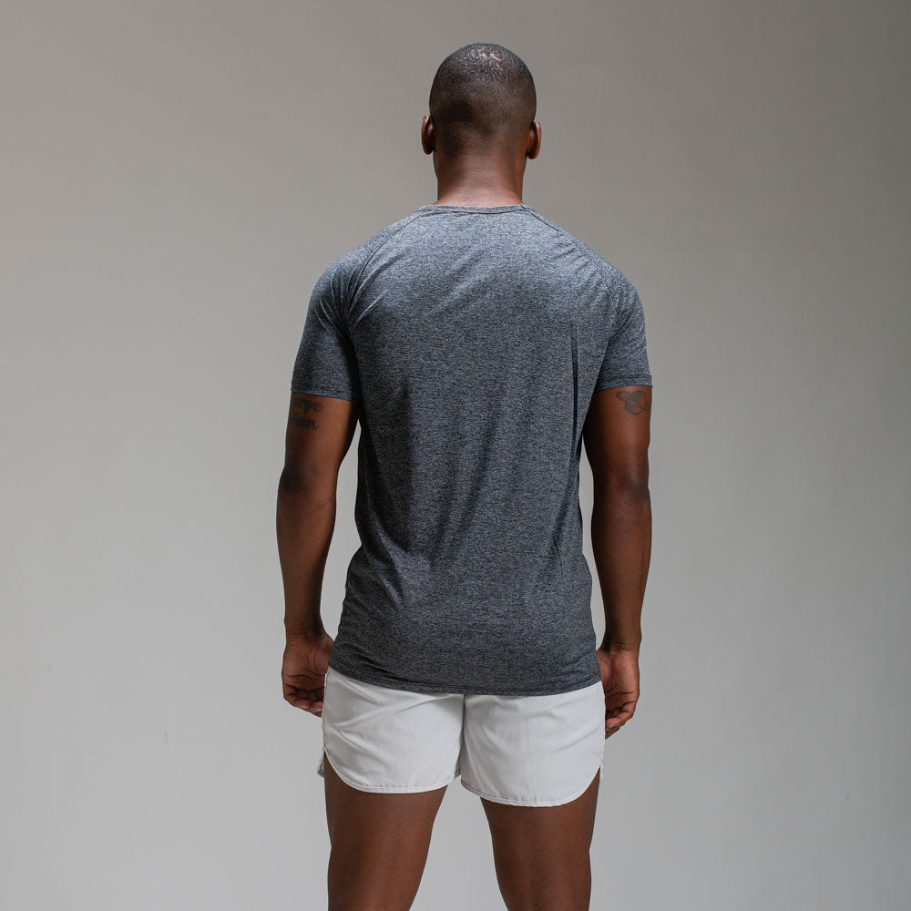 Camiseta Dry Fit Middle Lupus Mescla Preto