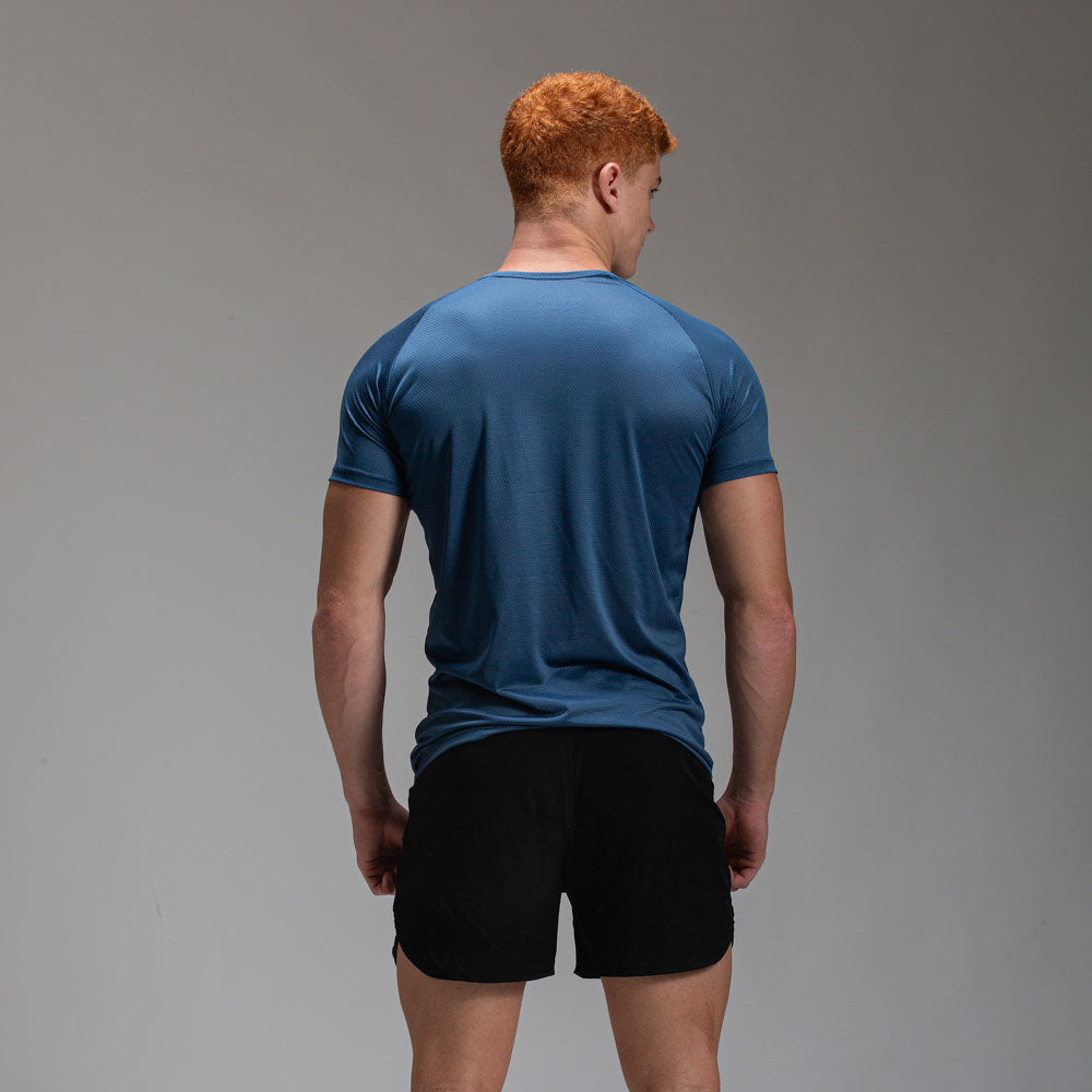 Camiseta Dry Fit New Fluid Azul Mineral