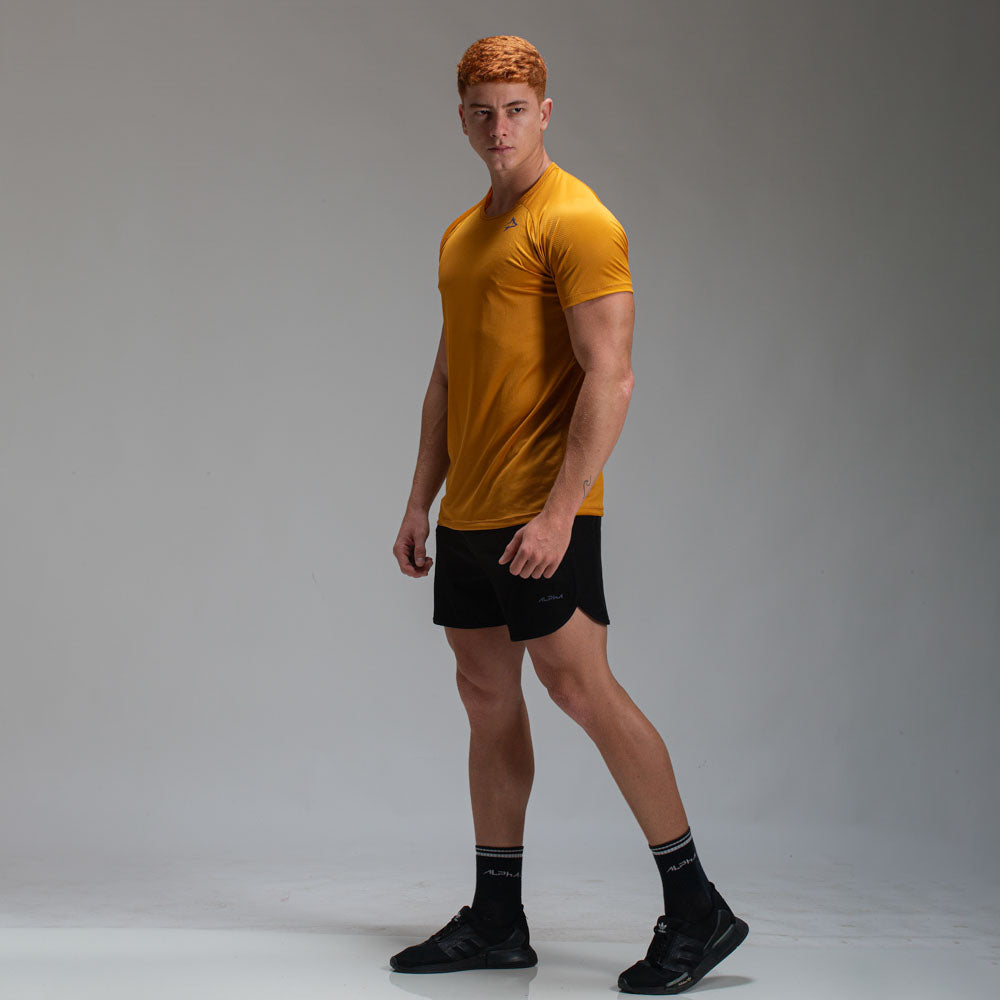 Camiseta Dry Fit New Lupus Ocre