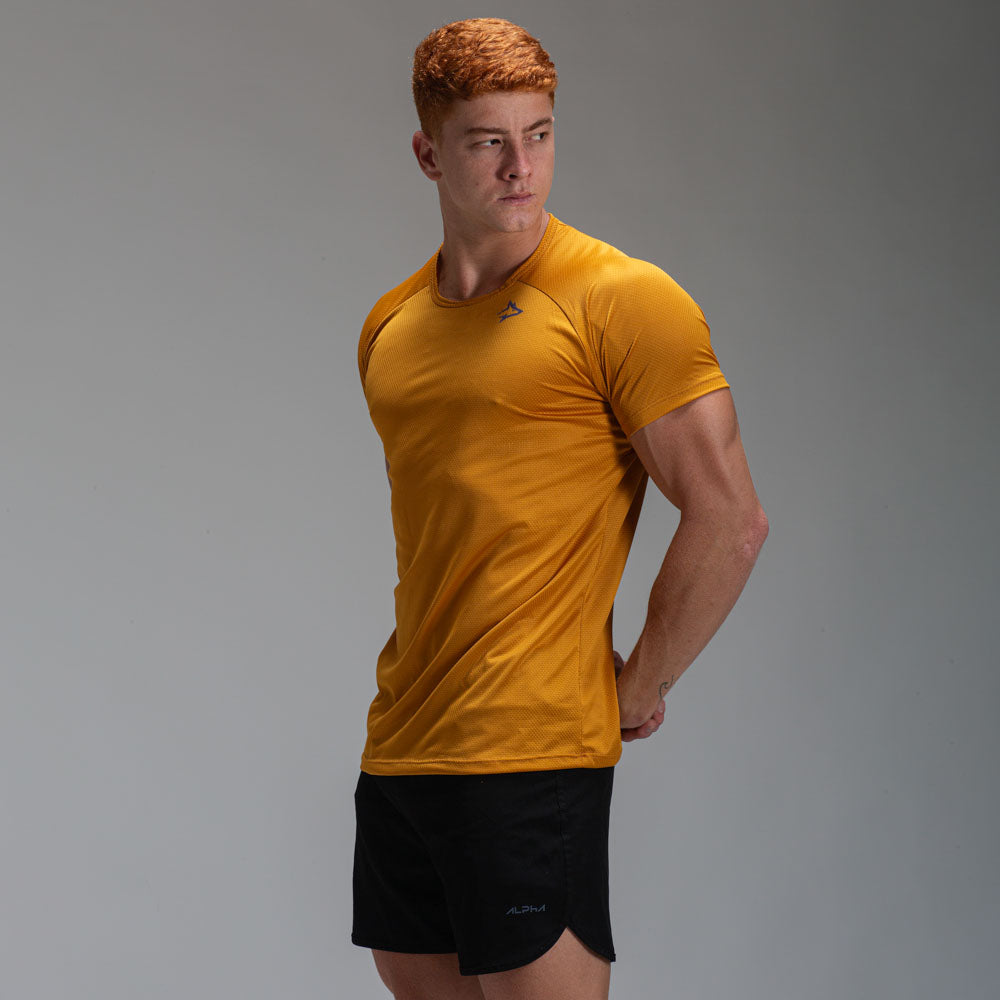 Camiseta Dry Fit New Lupus Ocre