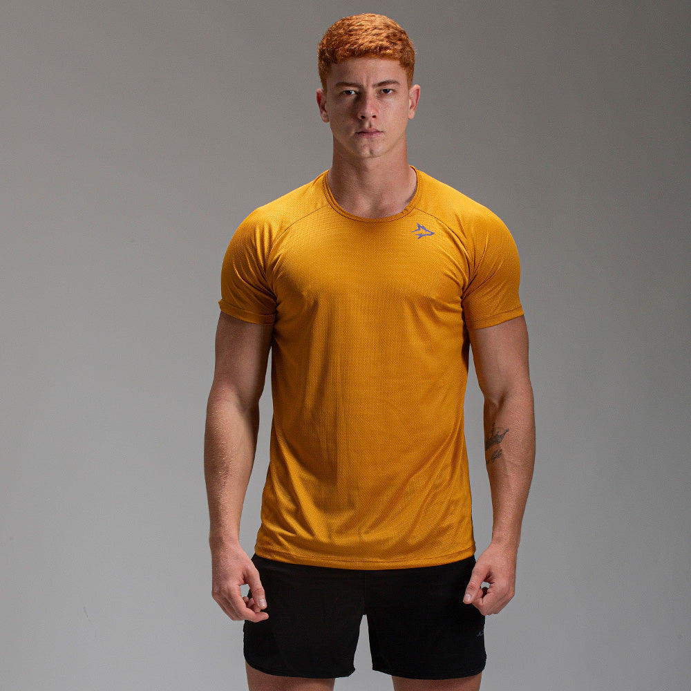 Camiseta Dry Fit New Lupus Ocre