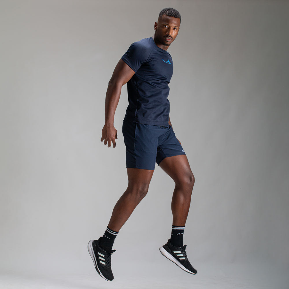 Camiseta Dry Fit New Move Azul Noturno