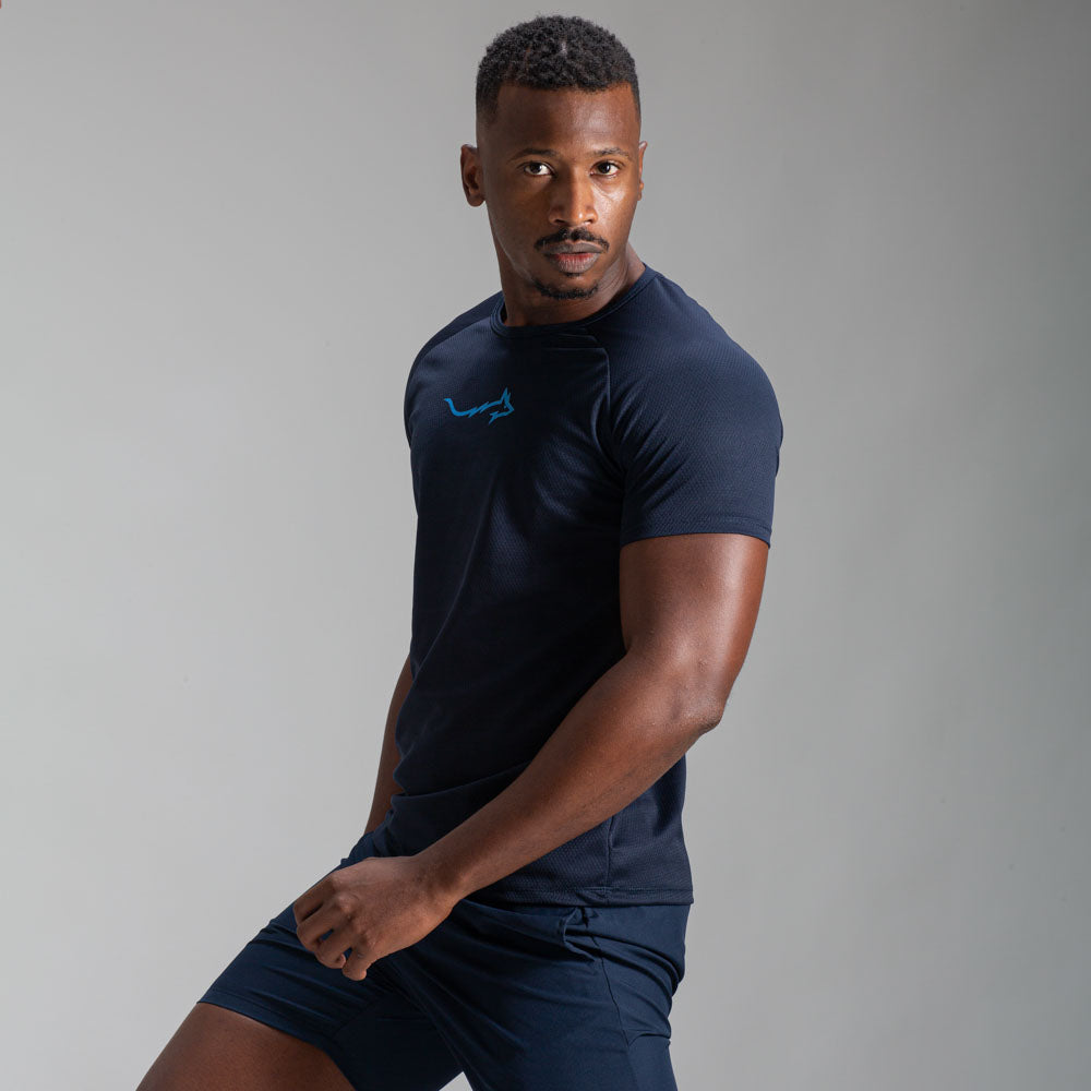 Camiseta Dry Fit New Move Azul Noturno