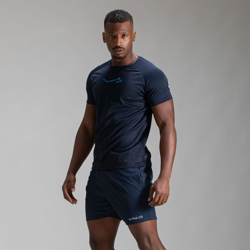 Camiseta Dry Fit New Move Azul Noturno