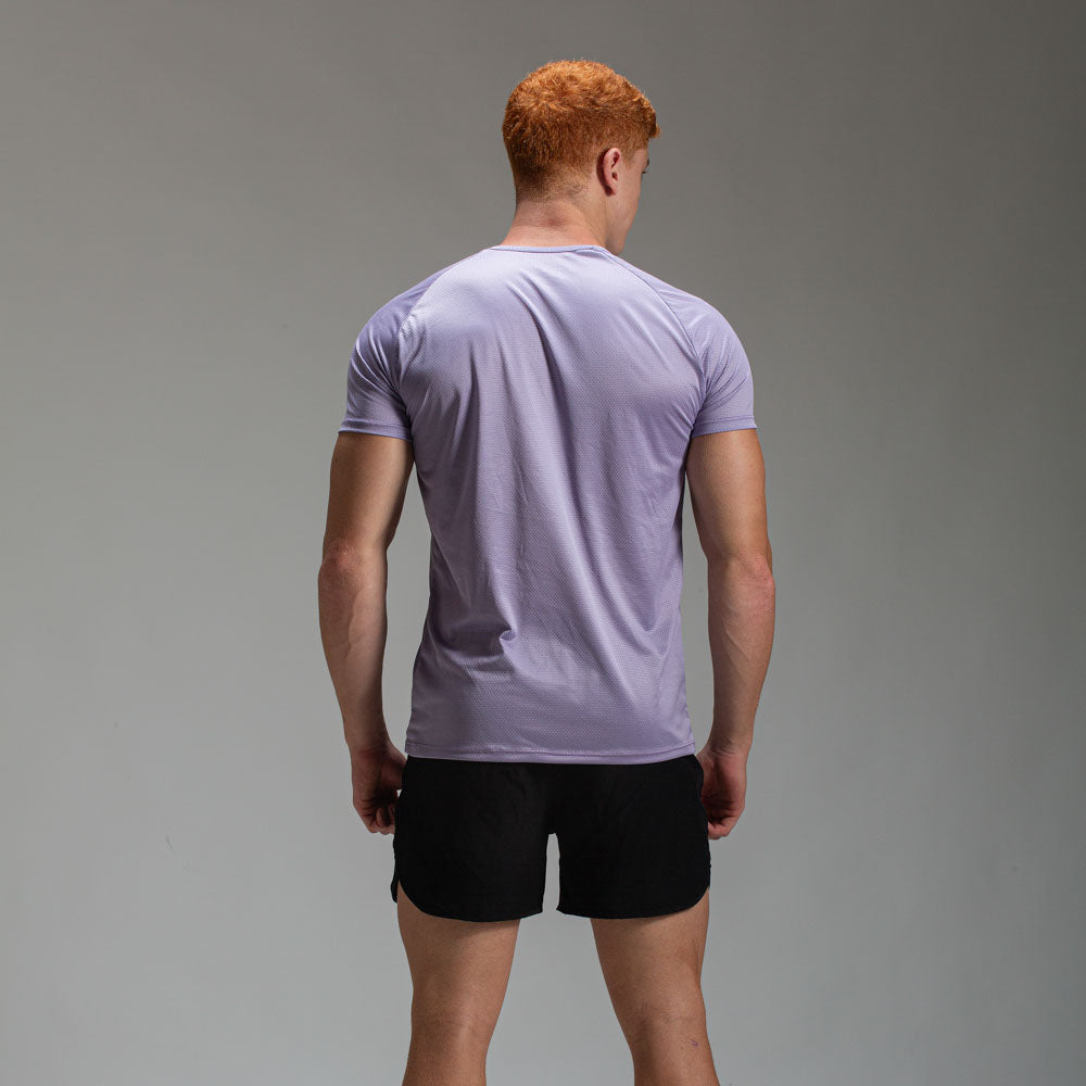 Camiseta Dry Fit Parallel Line Lilás Malva