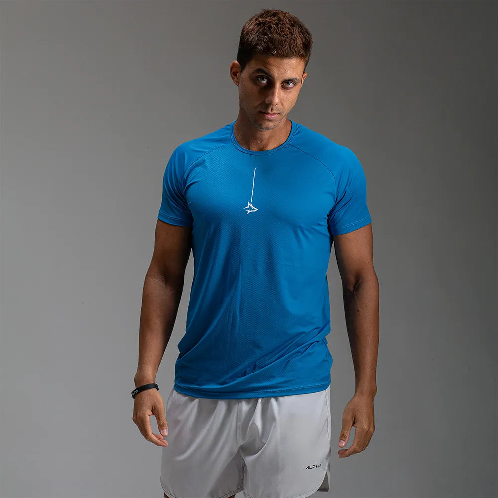 Camiseta Poliamida Line Lupus Azul Céu
