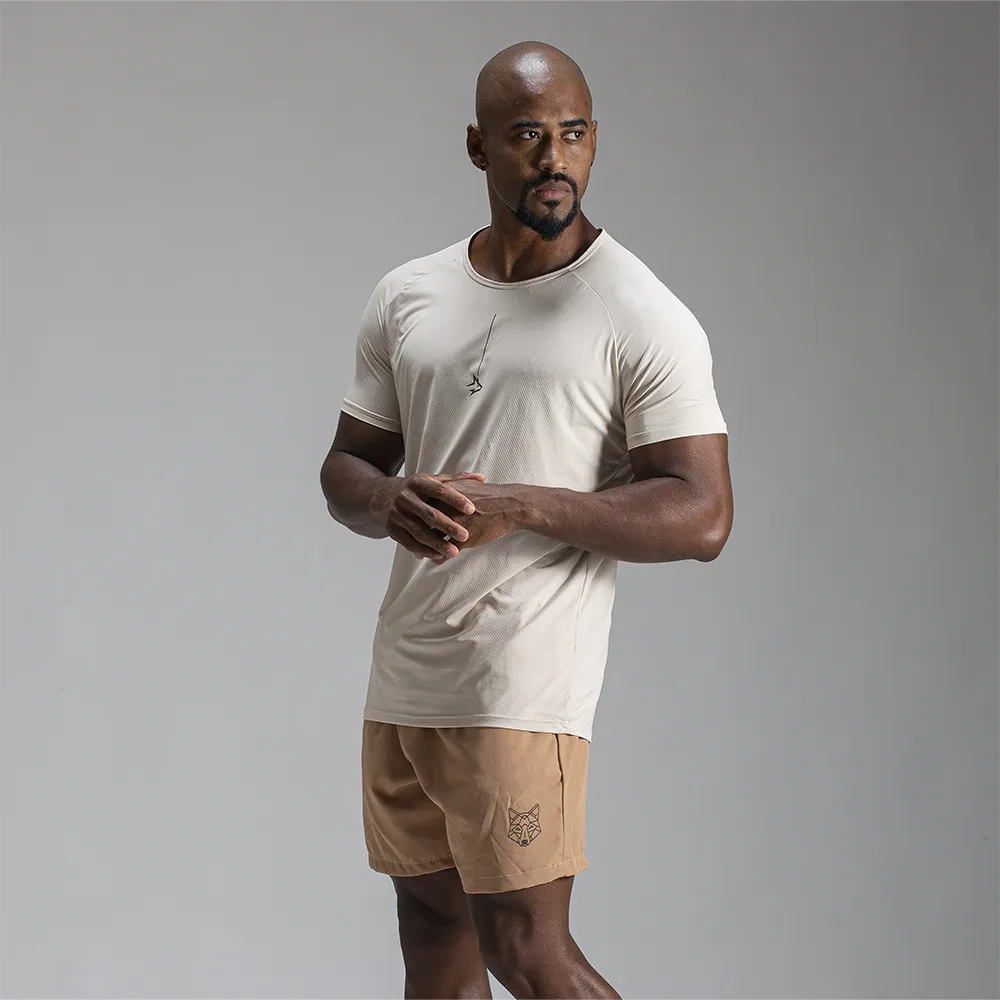 Camiseta Poliamida Line Lupus Bege Monk