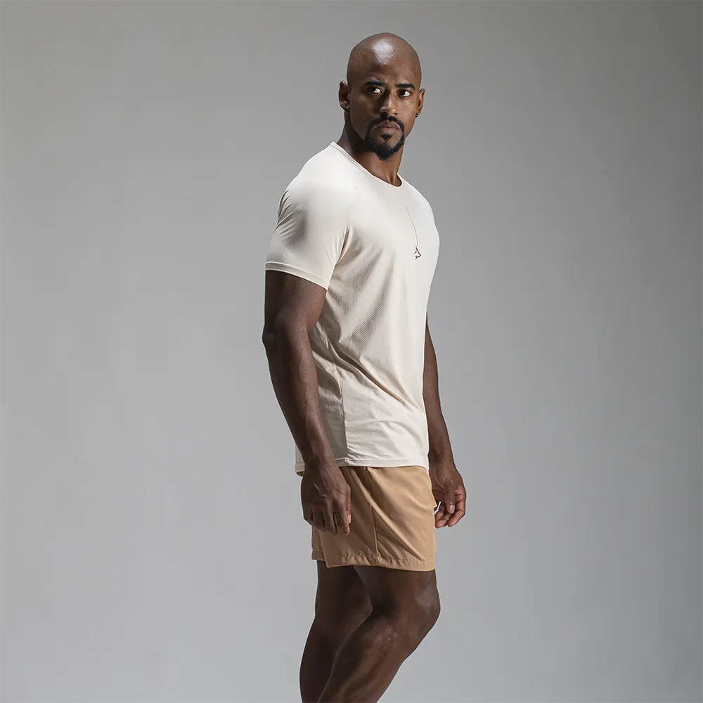 Camiseta Poliamida Line Lupus Bege Monk