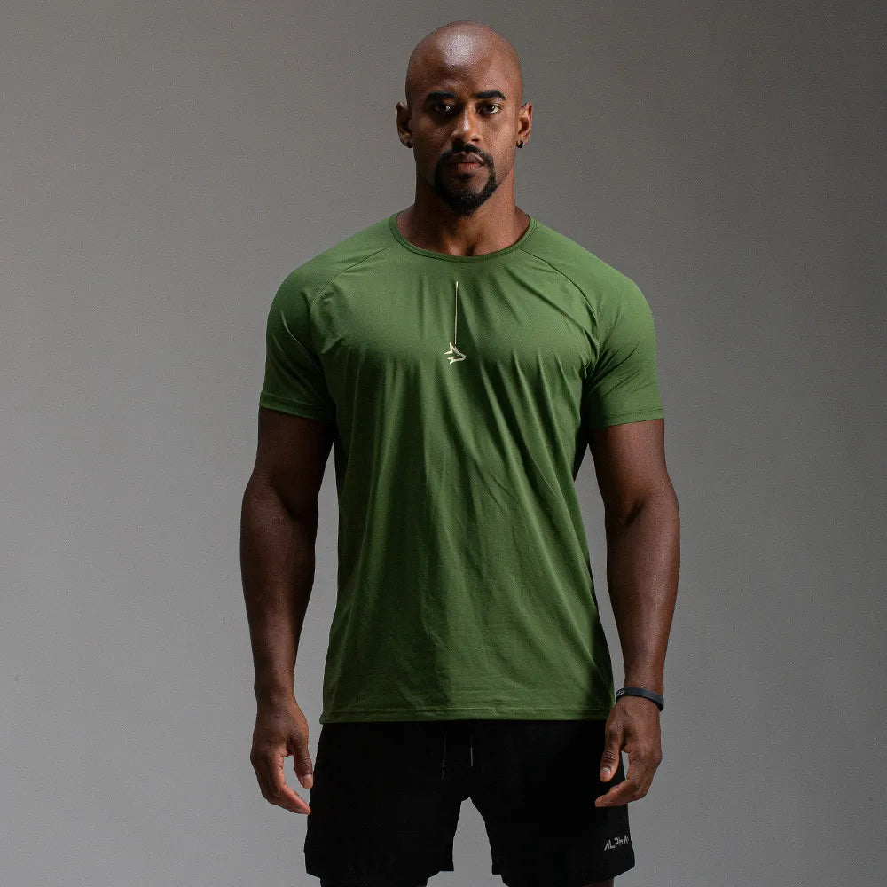 Camiseta Poliamida Line Lupus Verde Oliva