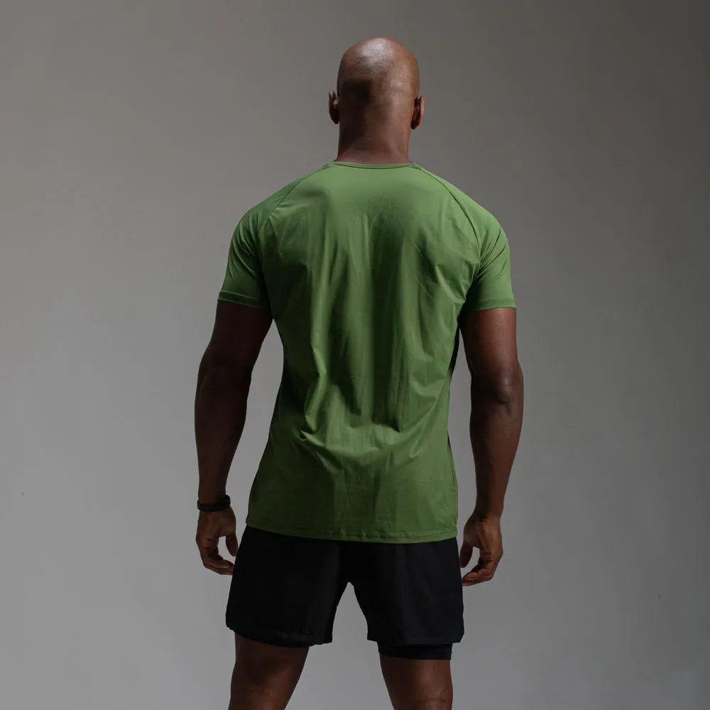 Camiseta Poliamida Line Lupus Verde Oliva