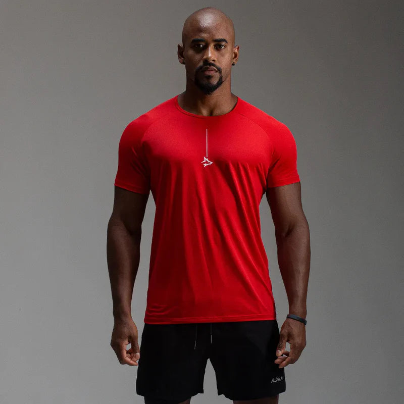 Camiseta Poliamida Line Lupus Vermelho Acerola